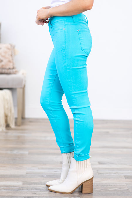 YMI Bright Aqua Hyperstretch Pants