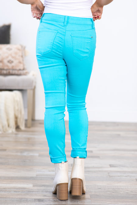 YMI Bright Aqua Hyperstretch Pants