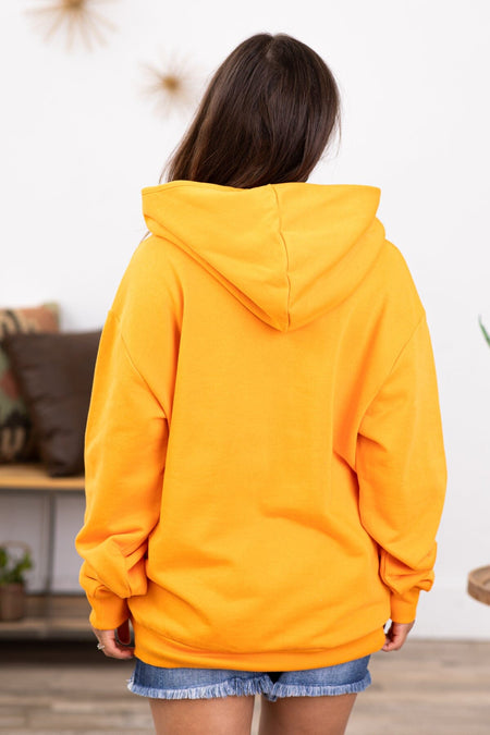 Orange Hooded Sweatshirt - Filly Flair