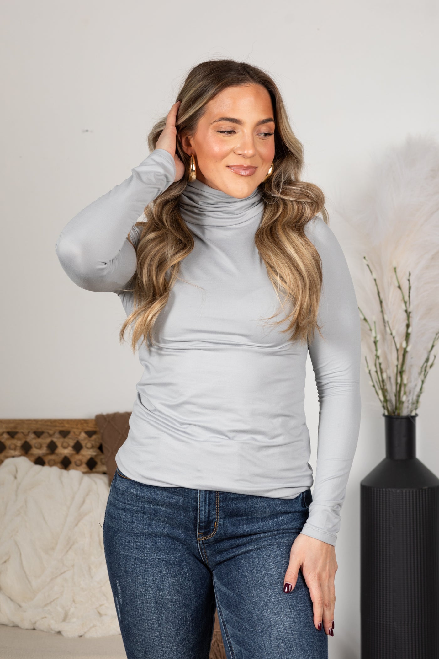 Buttery Soft Turtleneck Top