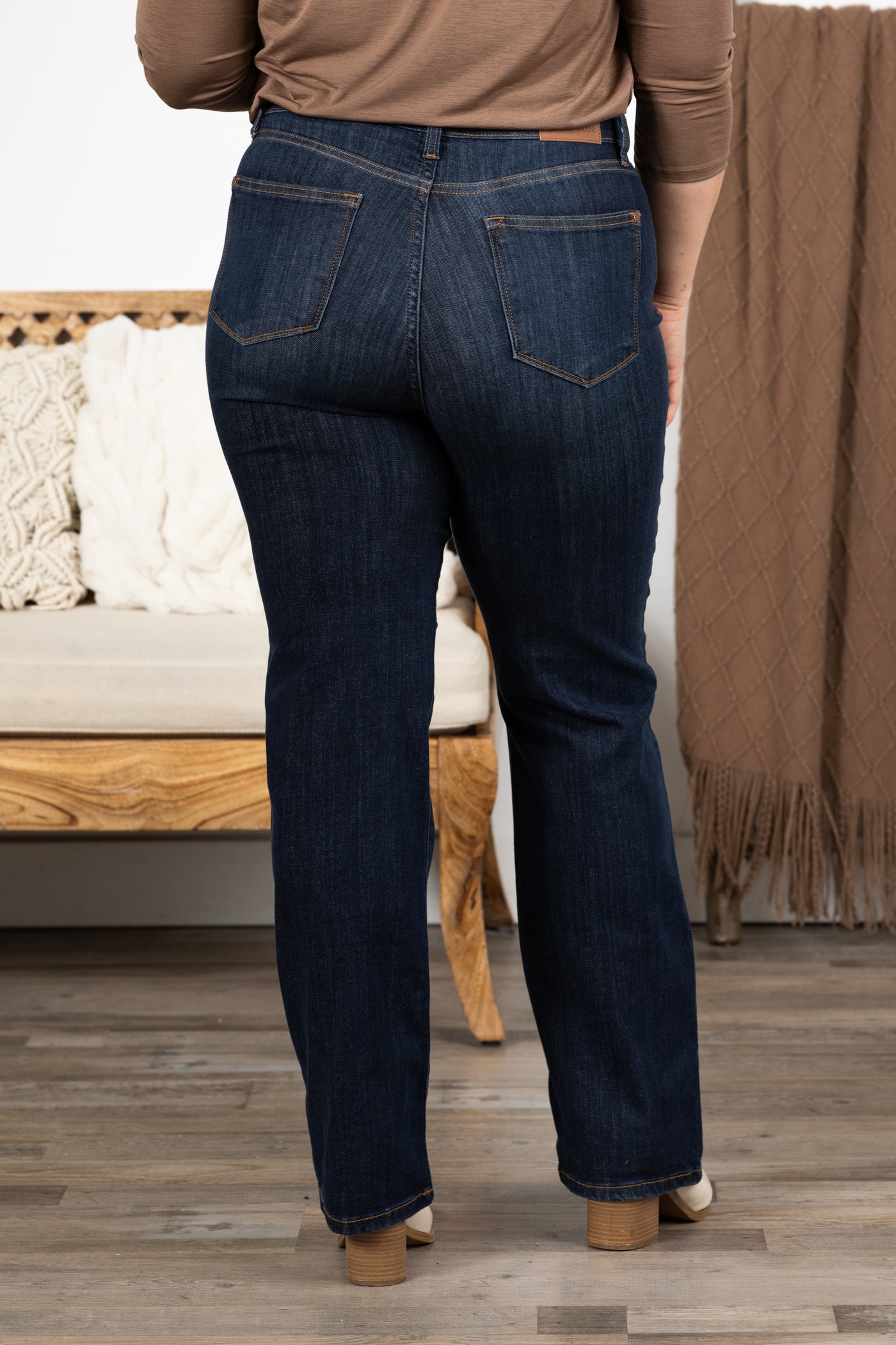 Judy Blue Dark Wash Straight Jeans