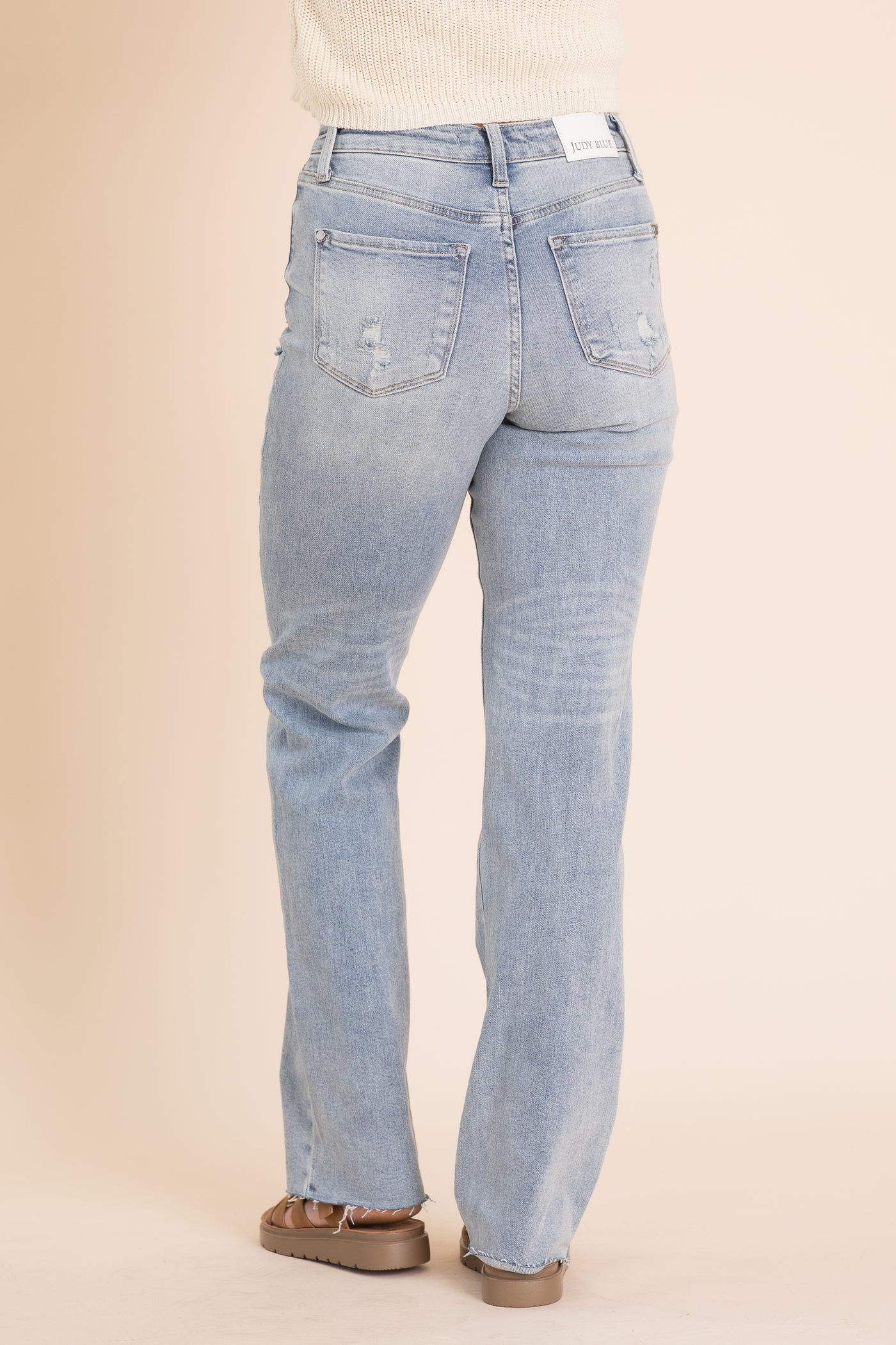 Judy Blue Light Wash Dad Jeans