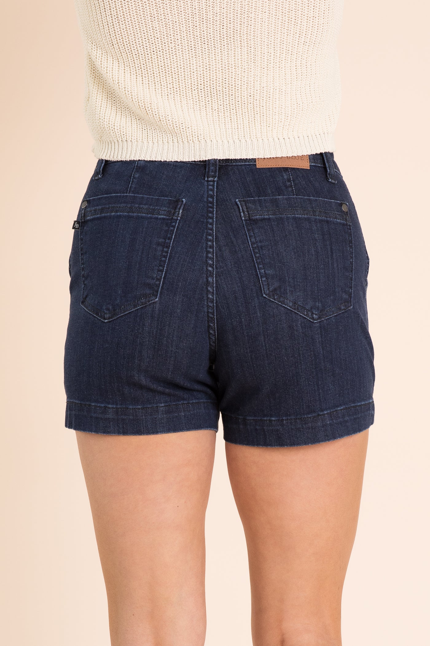 Judy Blue Dark Denim Trouser Shorts