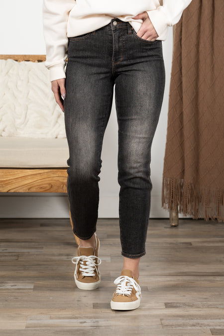 Judy Blue Black Tummy Control Slim Jeans