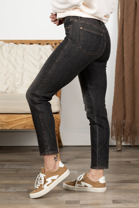 Judy Blue Black Tummy Control Slim Jeans