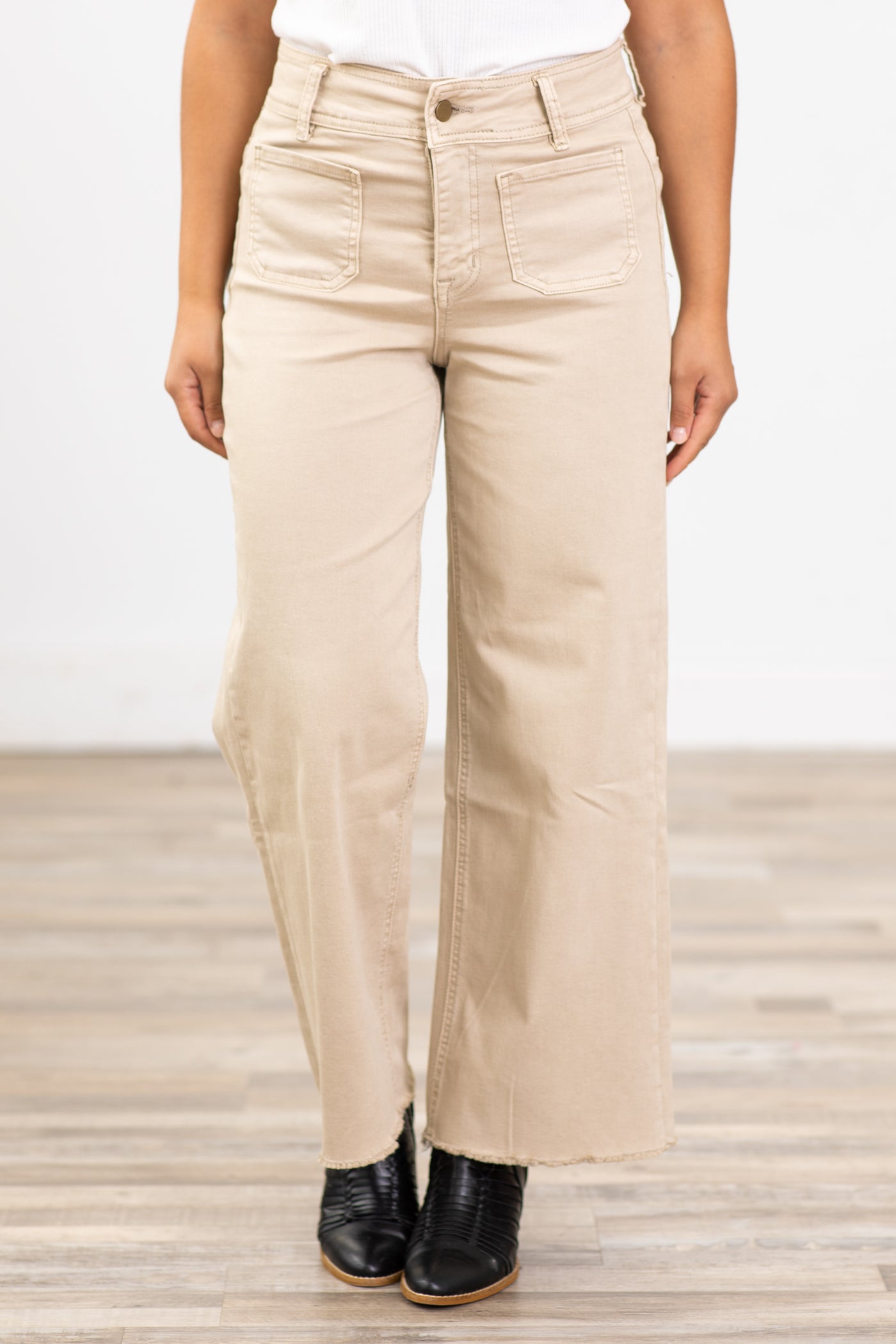 OLD PRODUCT Mica Cropped Wide Leg Jeans