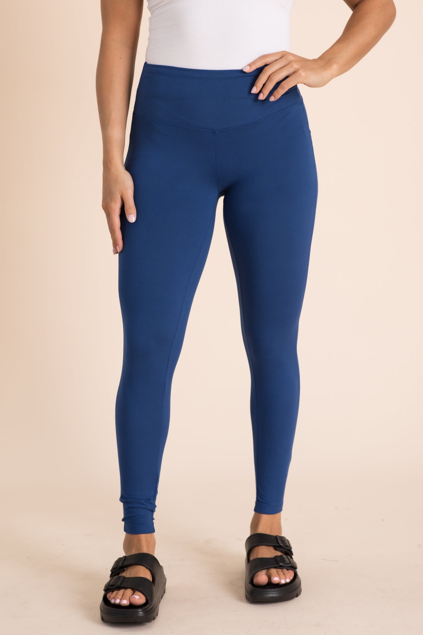 Brushed Wide Waistband Leggings