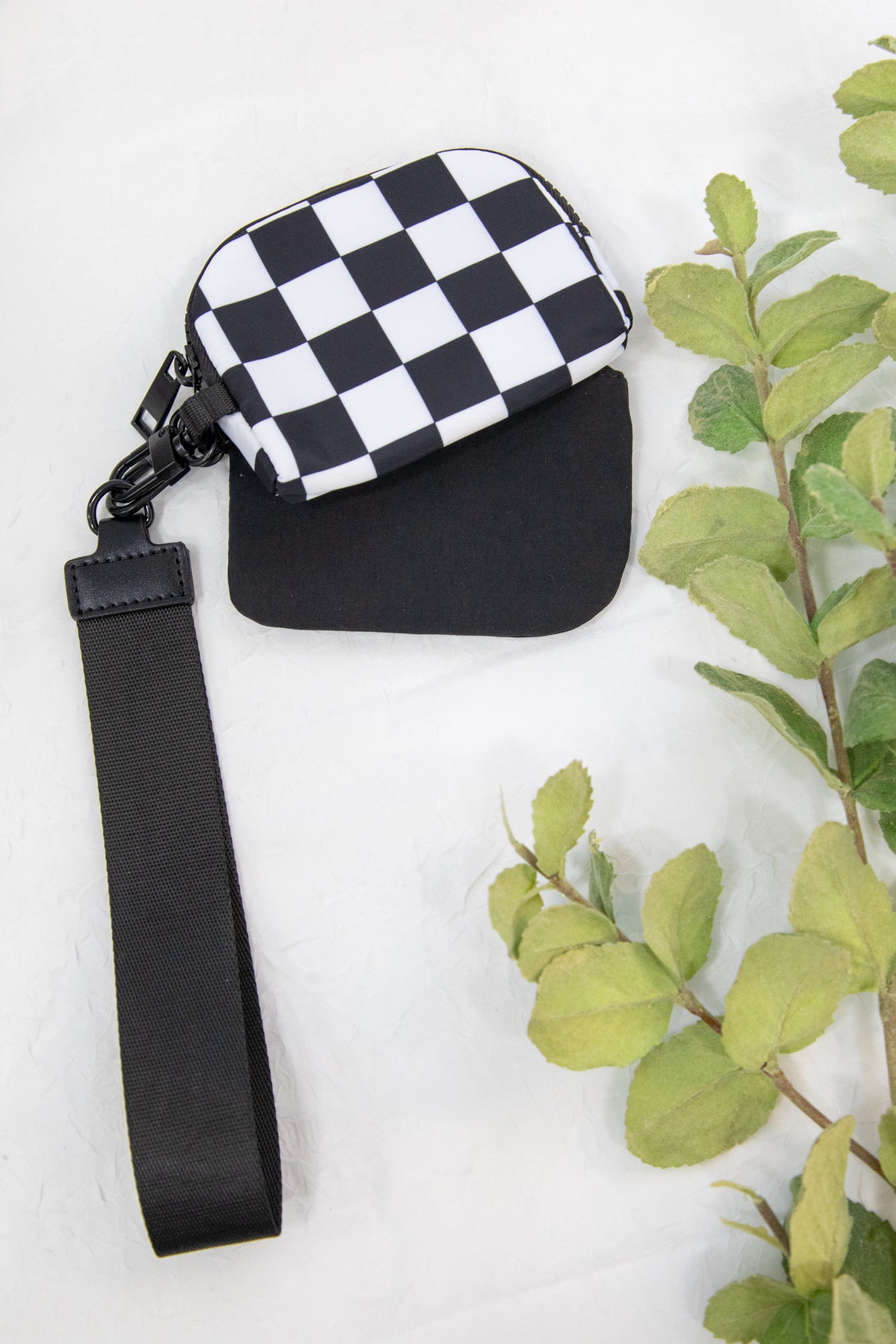 Dual Pouch Wristlet Keychain Wallets