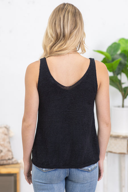 Lightweight Sweater Knit Tank Top