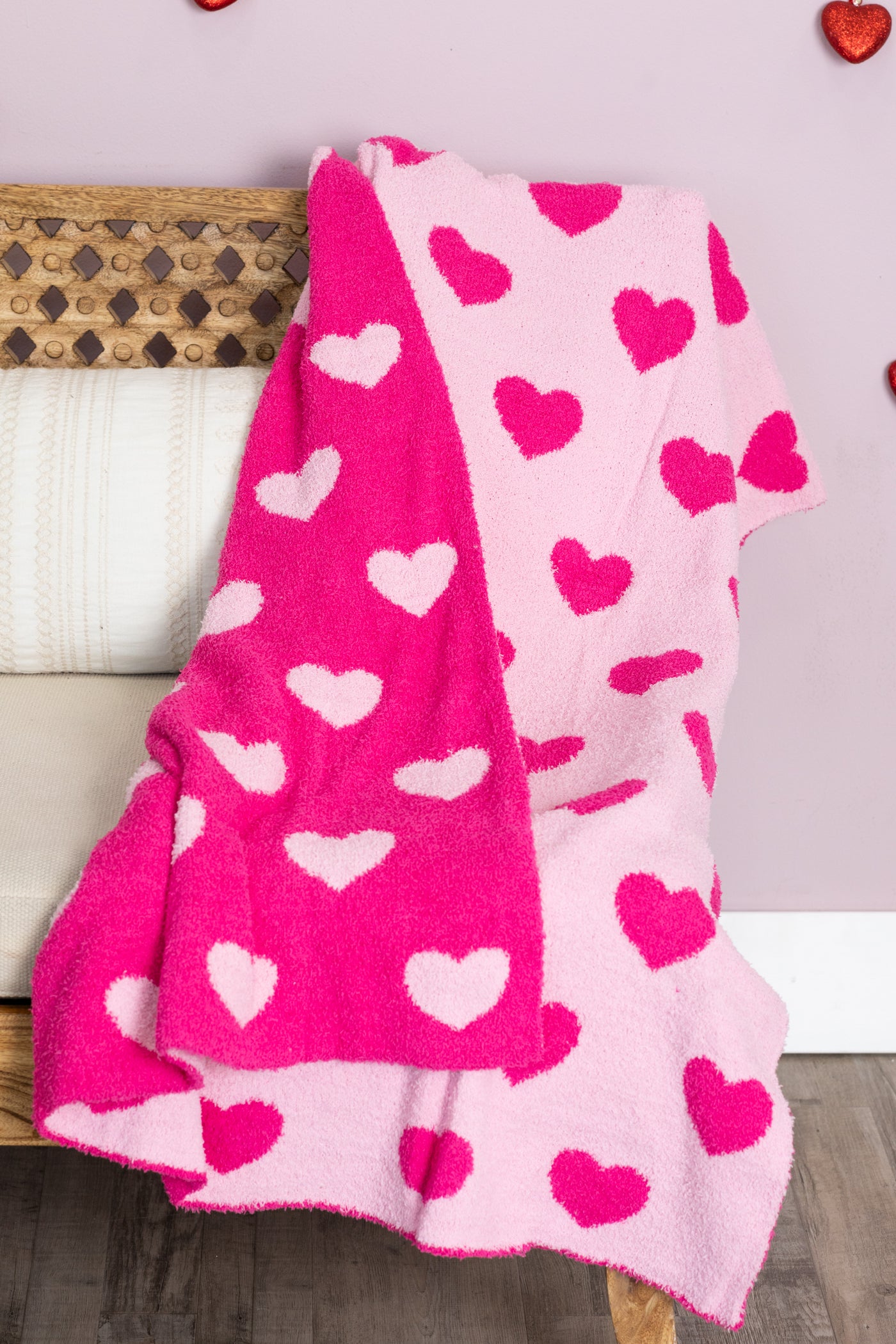 Valentine's Heart Pattern Blankets