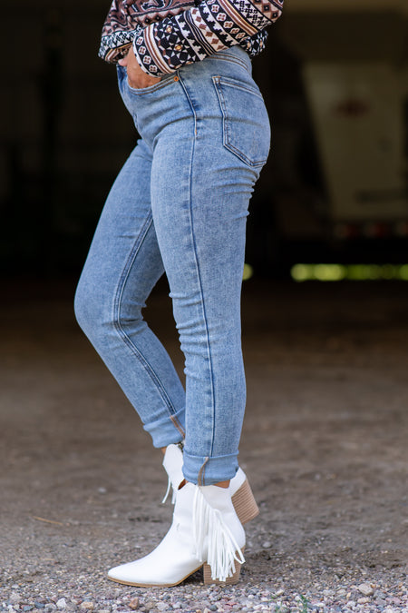 Sneak Peek Ultra Stretch Light Wash Jeans