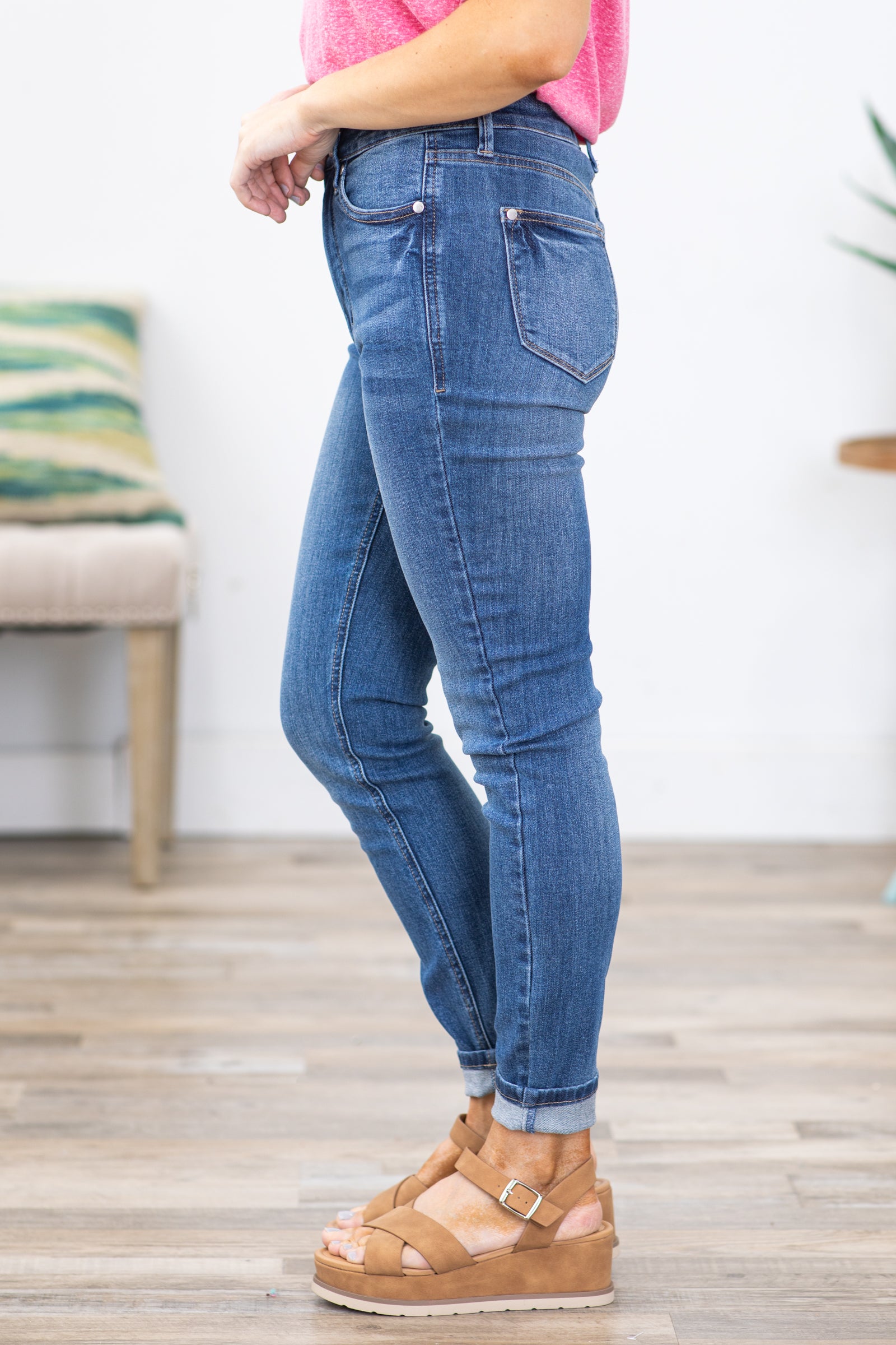 Judy Blue Tummy Control Classic Skinny Jeans · Filly Flair