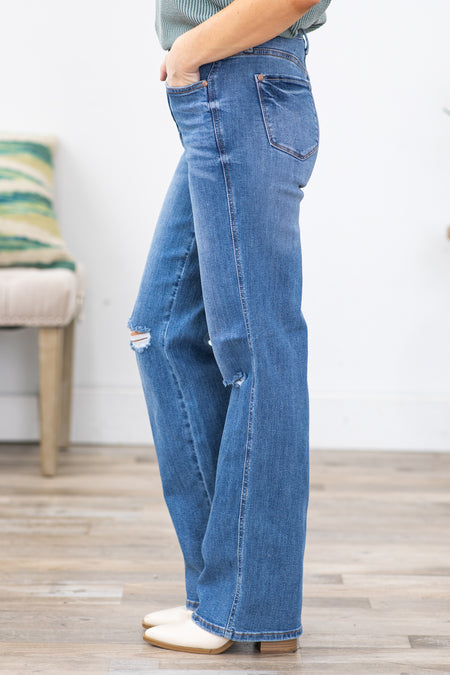 Judy Blue Tummy Control Straight Leg Jeans