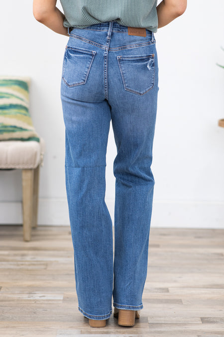 Judy Blue Tummy Control Straight Leg Jeans