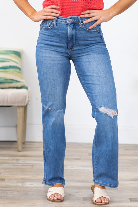 Judy Blue Tummy Control Straight Leg Jeans