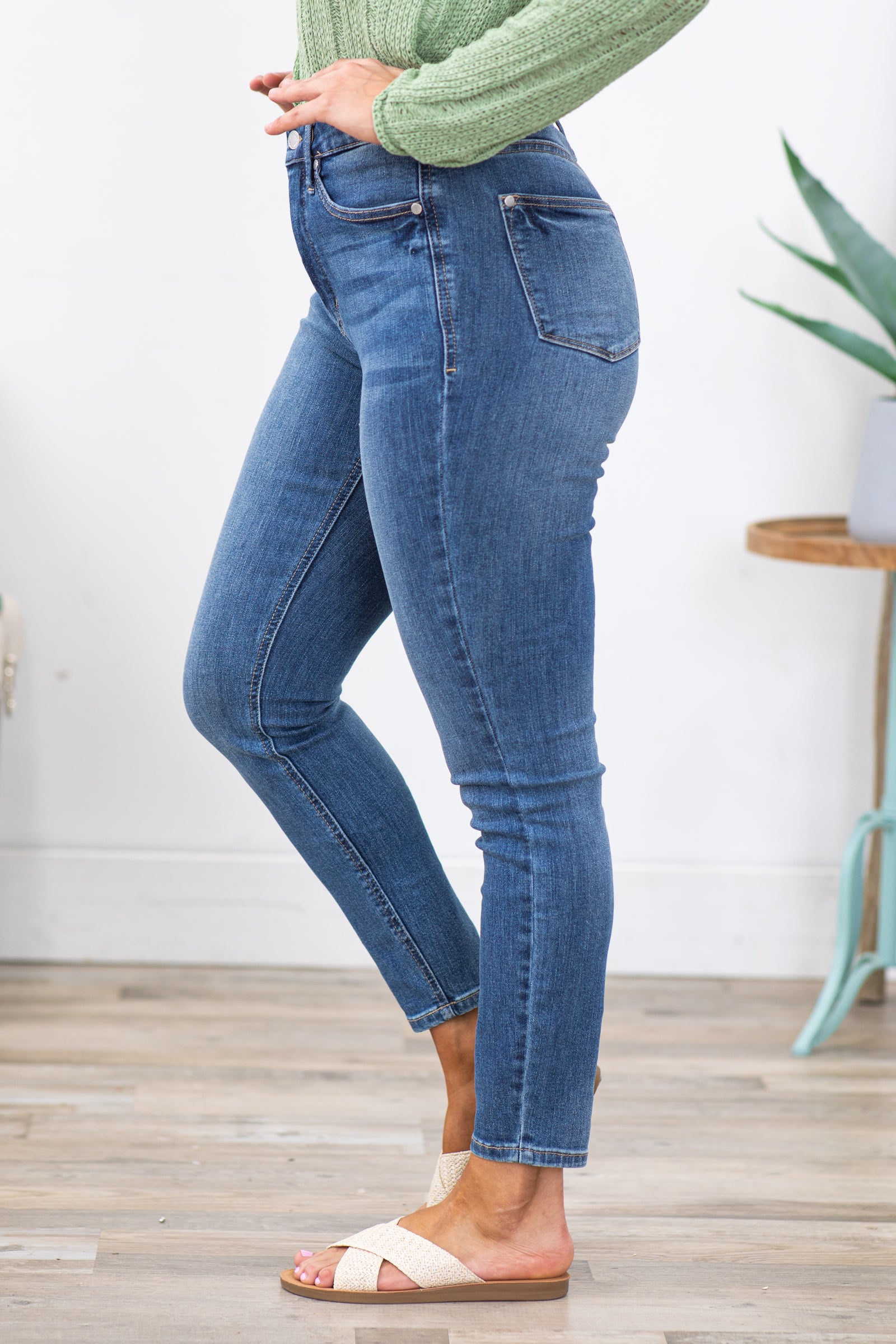 Judy Blue Tummy Control Classic Skinny Jeans · Filly Flair