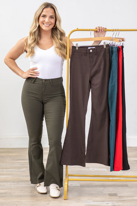 YMI Hyperstretch High Rise Flare Pants