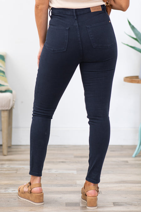 Judy Blue Navy Tummy Control Skinny Jeans