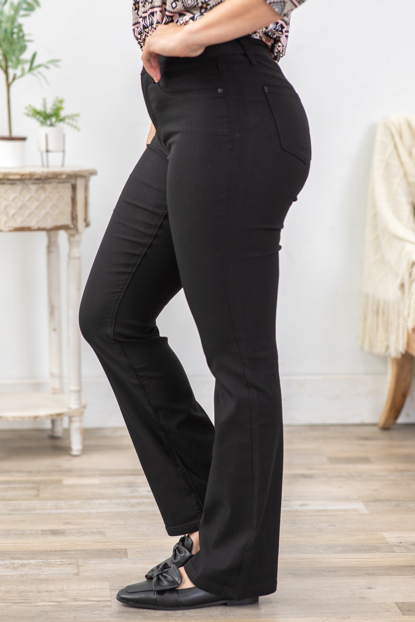 YMI Hyperstretch Mid Rise Bootcut Pants