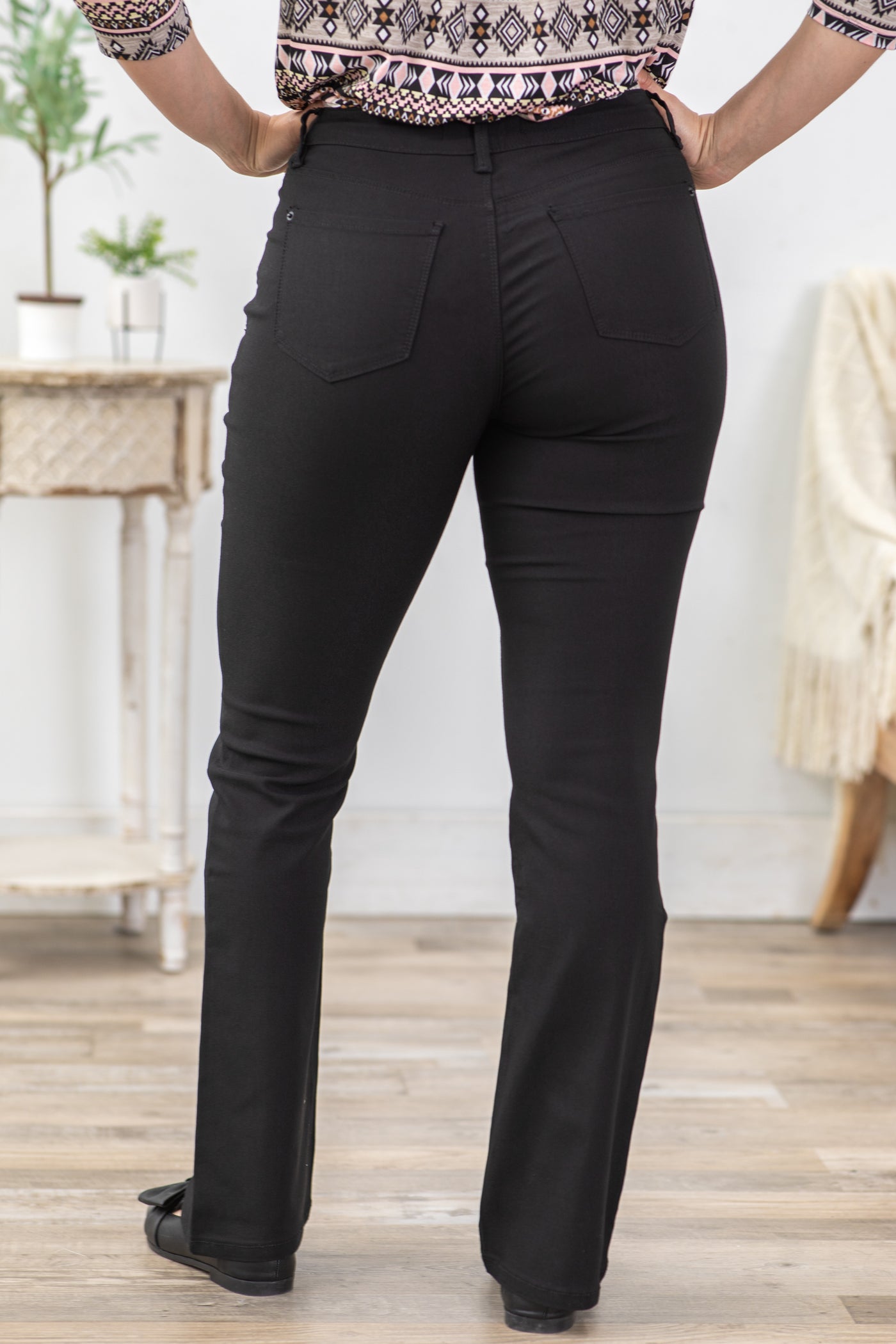 YMI Hyperstretch Mid Rise Bootcut Pants