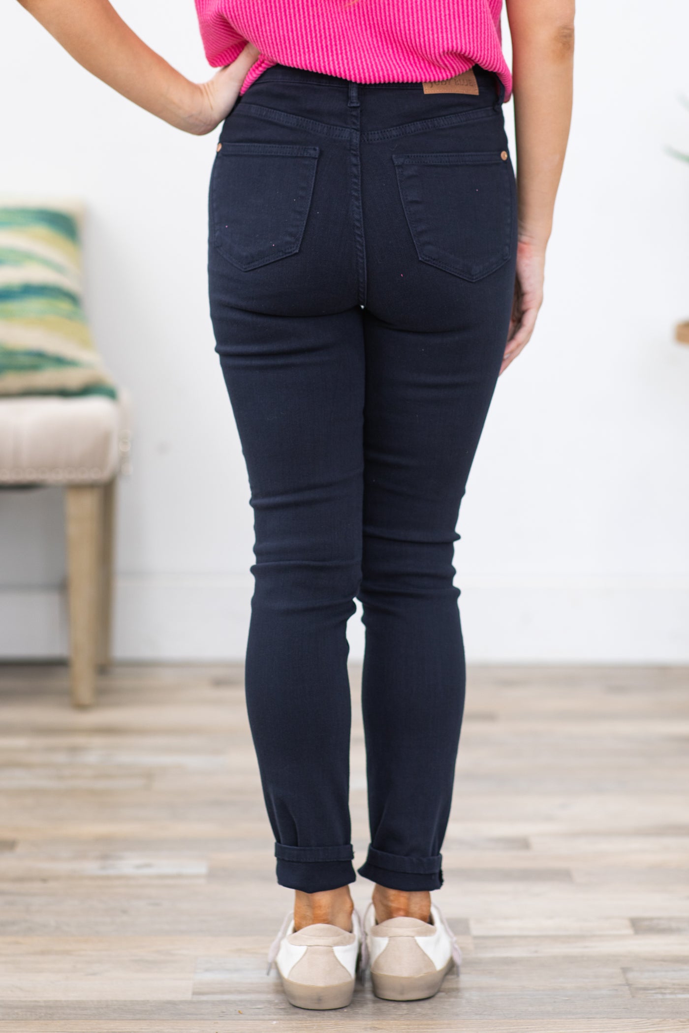 Judy Blue Black Tummy Control Skinny Jeans · Filly Flair