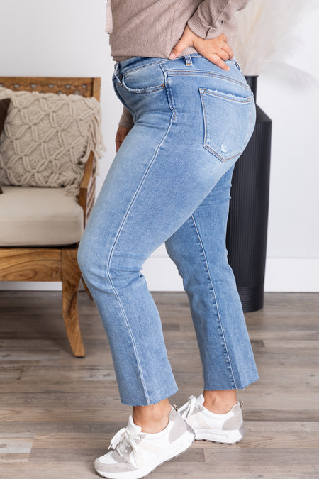 Lovervet High Rise Kick Flare Jean