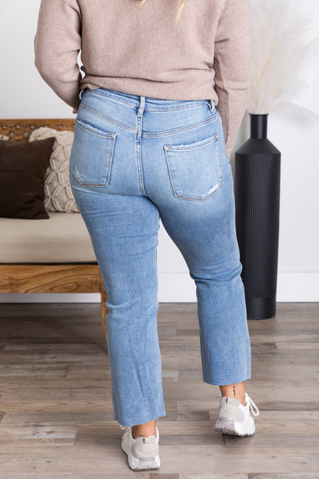 Lovervet High Rise Kick Flare Jean