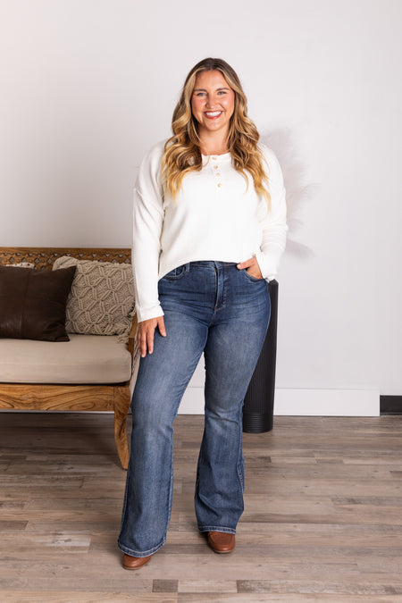 Judy Blue Tummy Control Flare Jeans