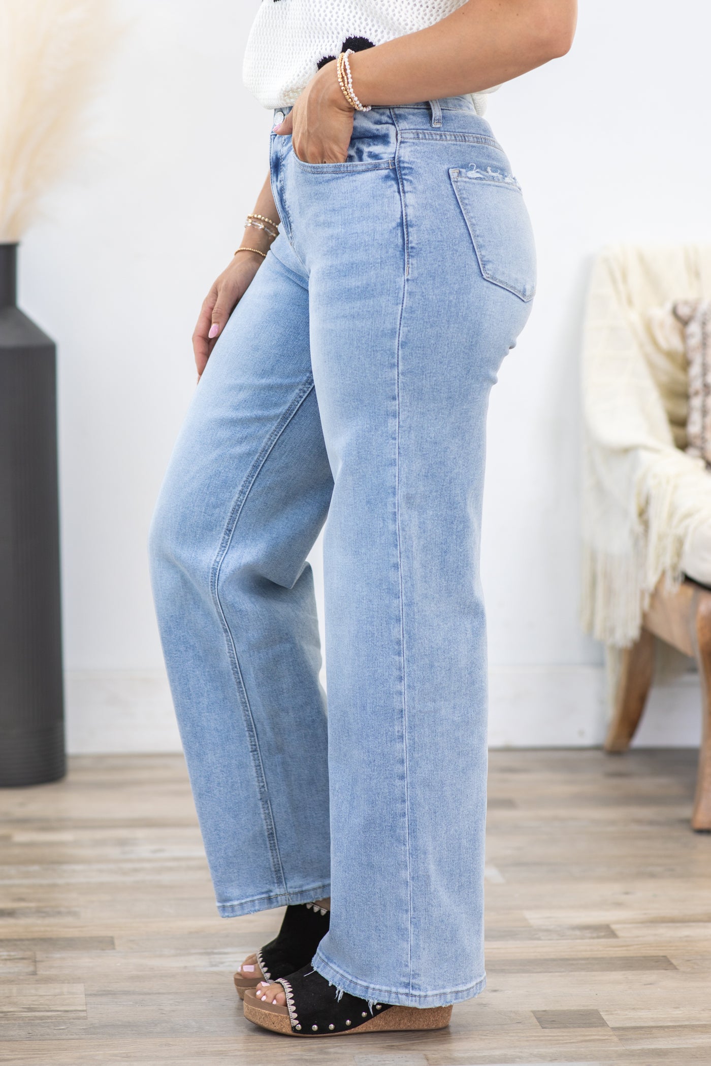 Lovervet Falling In Love Wide Leg Jeans