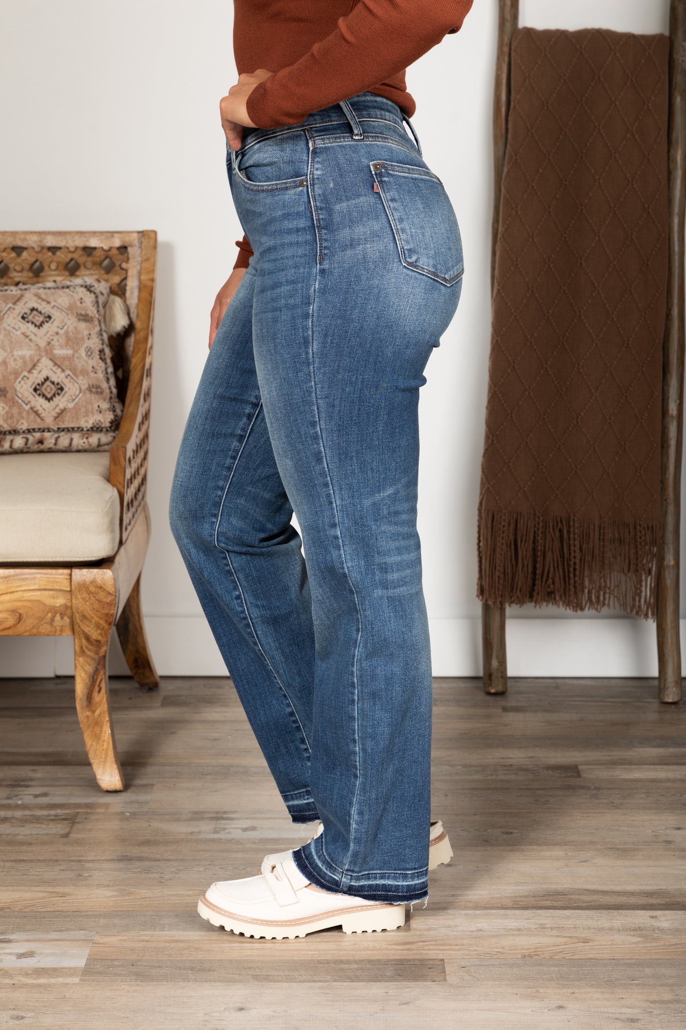 Judy Blue Dad Jean With Release Hem