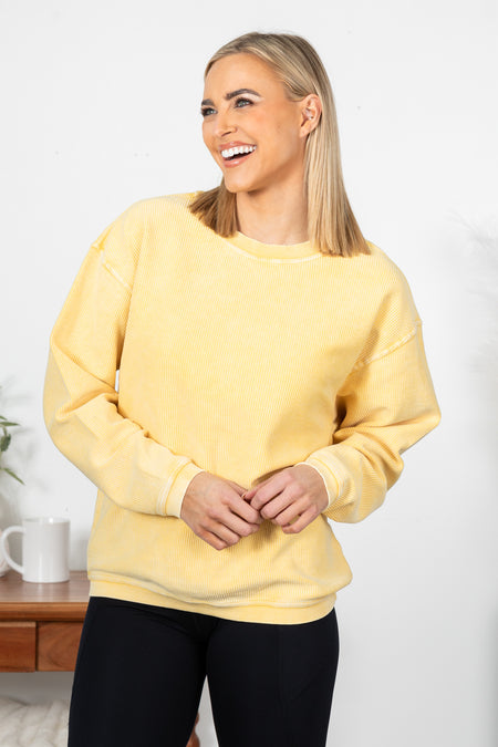 The Casual Comfort Corded Sweatshirt