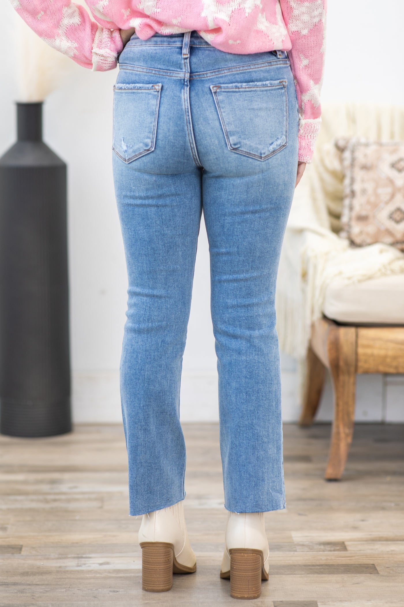 Lovervet High Rise Kick Flare Jean