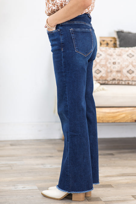 Mica Stretch Super High Rise Wide Leg Jeans