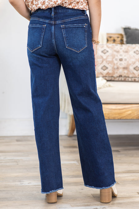 Mica Stretch Super High Rise Wide Leg Jeans