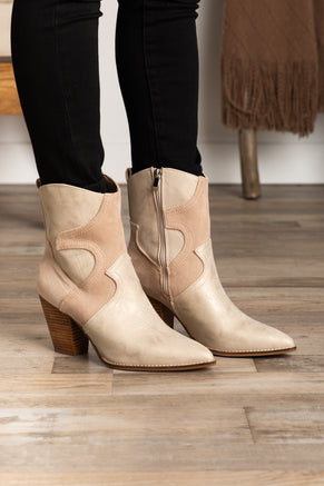 Corky's Gold Beige Good Looking Bootie