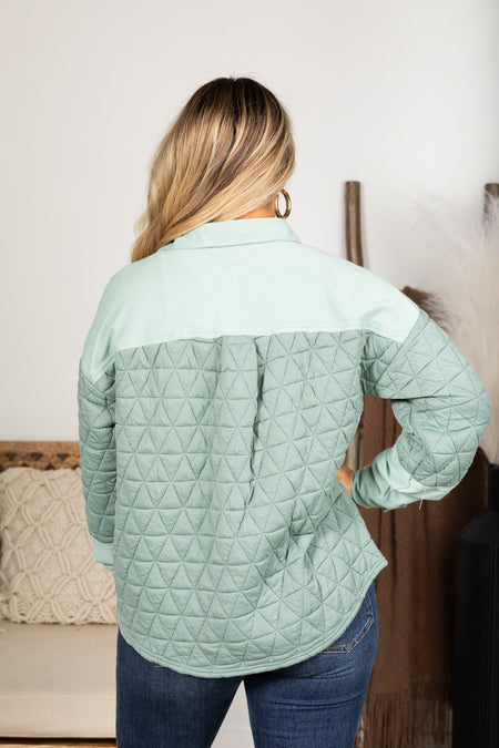 Super Soft Quilted Shacket