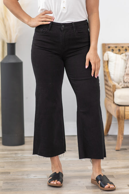 Lovervet Office Space Cropped Wide Leg Jeans