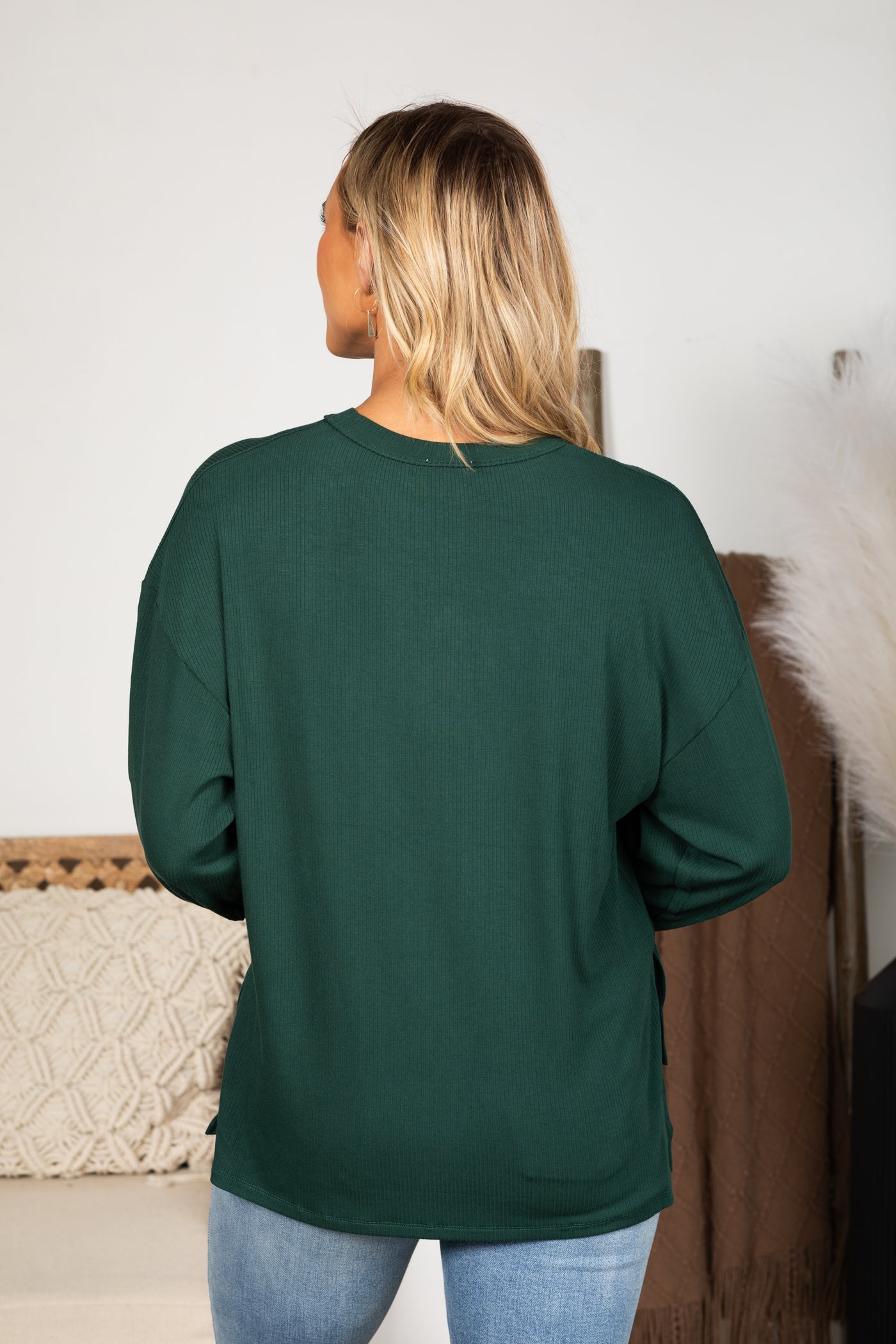 Essential Relaxed Long Sleeve With Side Slits