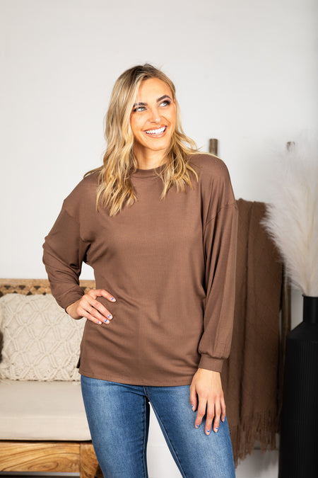 Essential Relaxed Long Sleeve With Side Slits