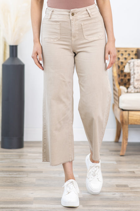 Mica Wide Leg Cropped Jeans