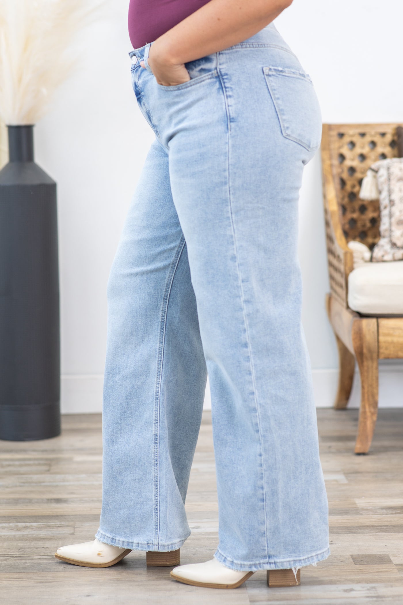 Lovervet Falling In Love Wide Leg Jeans