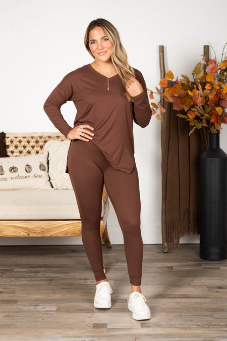 Long Sleeve Top And Legging Set