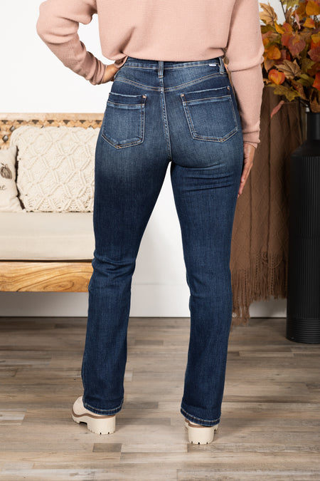 RFM Mia Bootcut Jeans With Seam Back Pocket