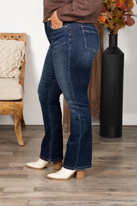 RFM Mia Bootcut Jeans With Seam Back Pocket