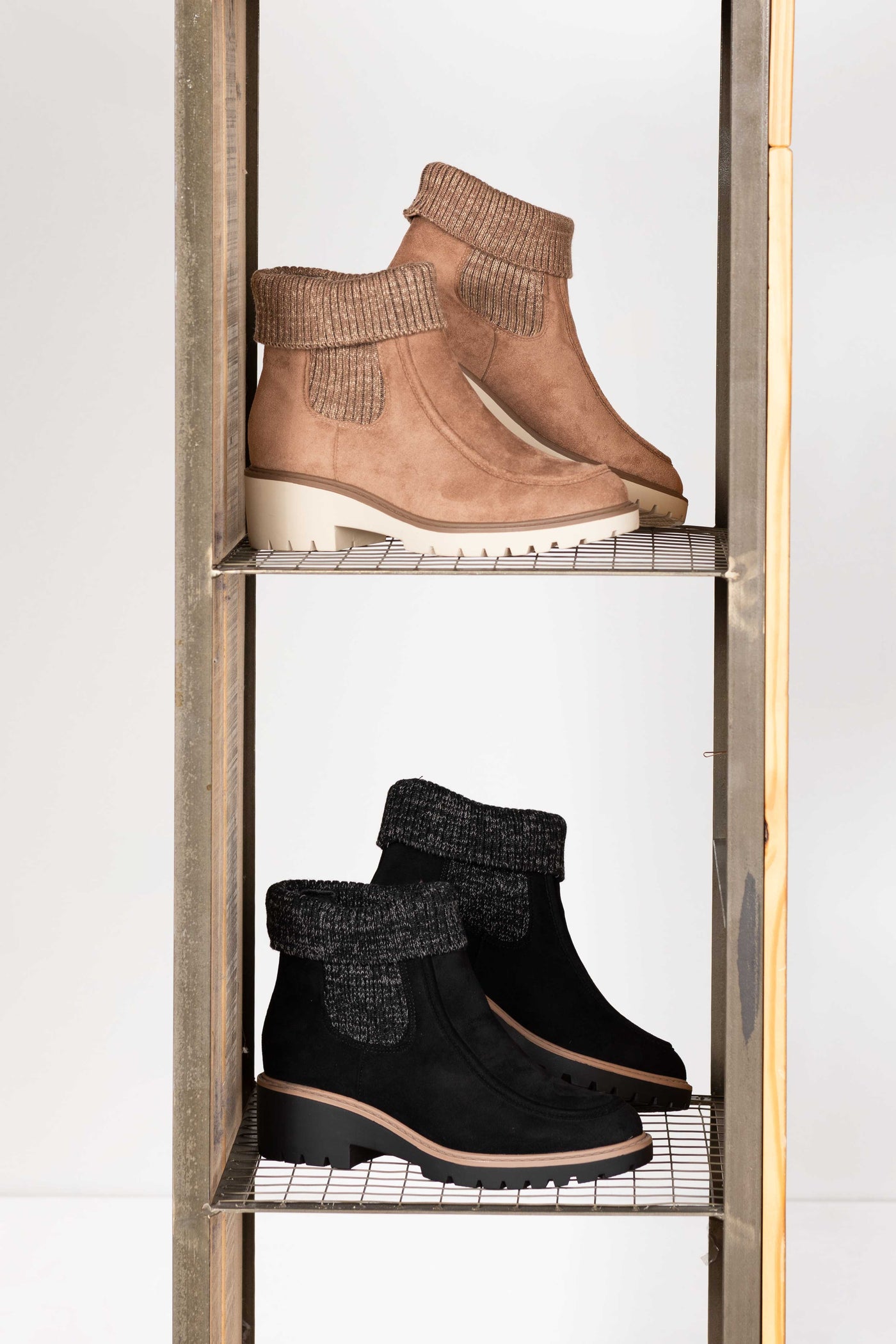 Suede Sock Bootie