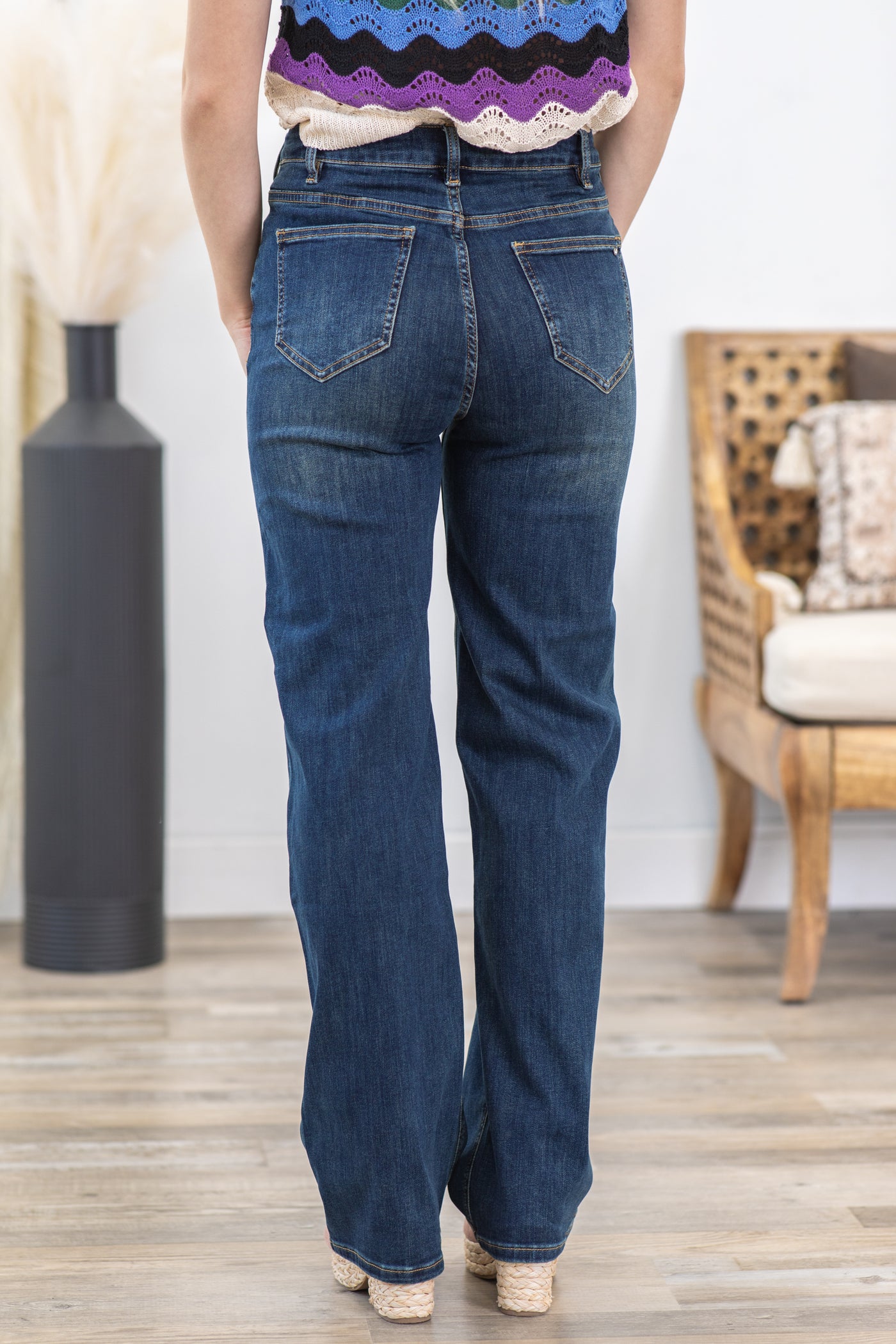 Mica High Rise Straight Leg Loose Fit Jean