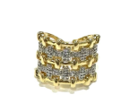 PRE-ORDER Mixed Metal Stacked Ring shipping apx 2/19