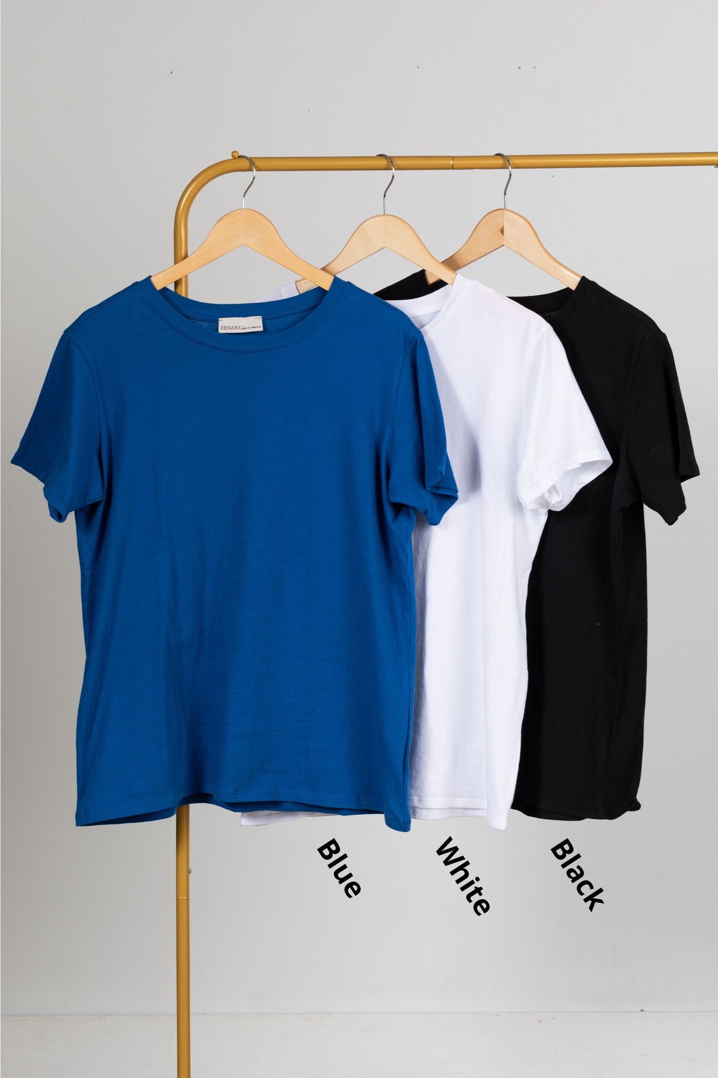 Cotton Boyfriend Round Neck Tee