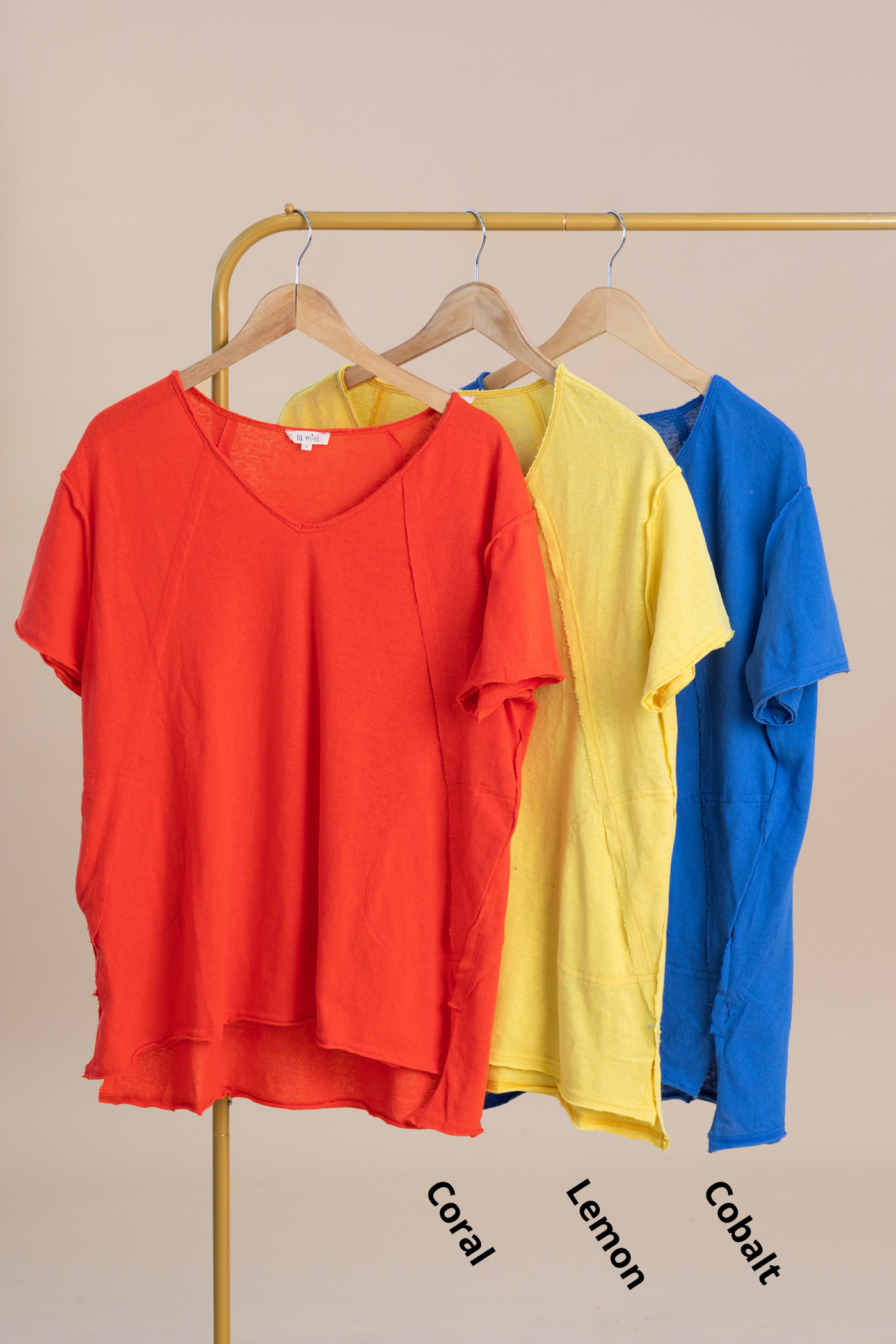 Oversized V-Neck Pocket Short Sleeve Knit Top