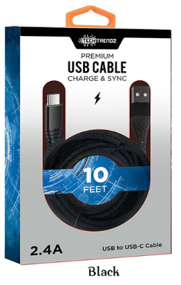 PRE-ORDER 10FT Type C Cable shipping apx 2/19